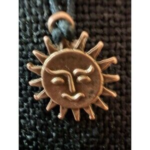 Charming Charlie Copper Celestial Sun Necklace